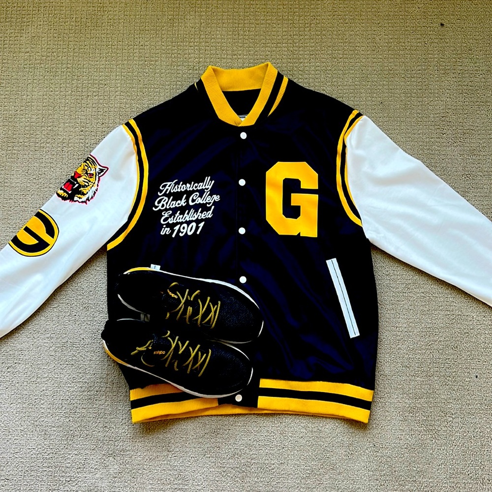 Vintage HBCU Varsity Letterman’s Jacket. “Grambling State University” size XL